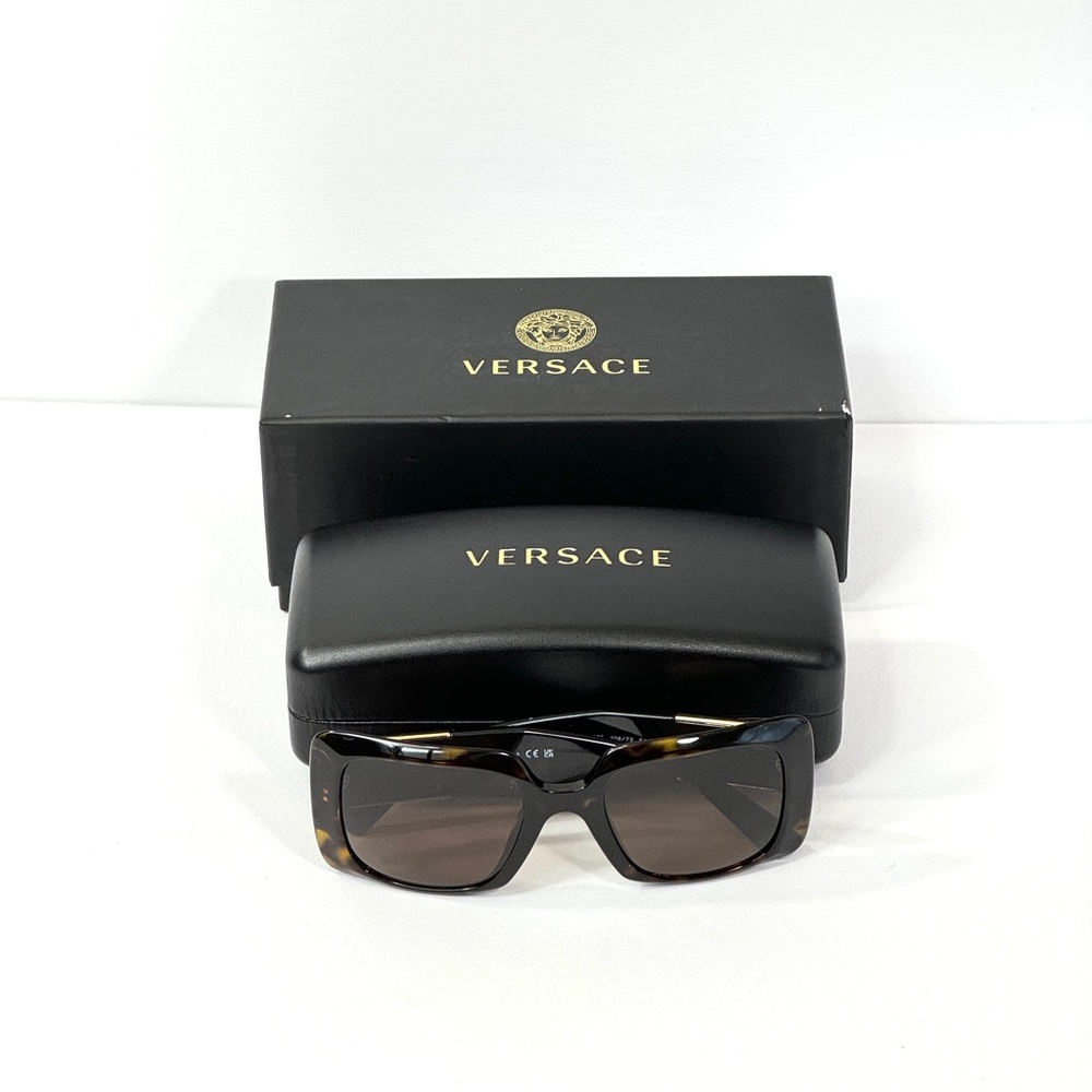 Versace Logo Rectangle Sunglasses - image 3